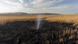 Haute-Saône : 15 hectares de blé ravagés par les flammes à Grandvelle-et-le-Perrenot