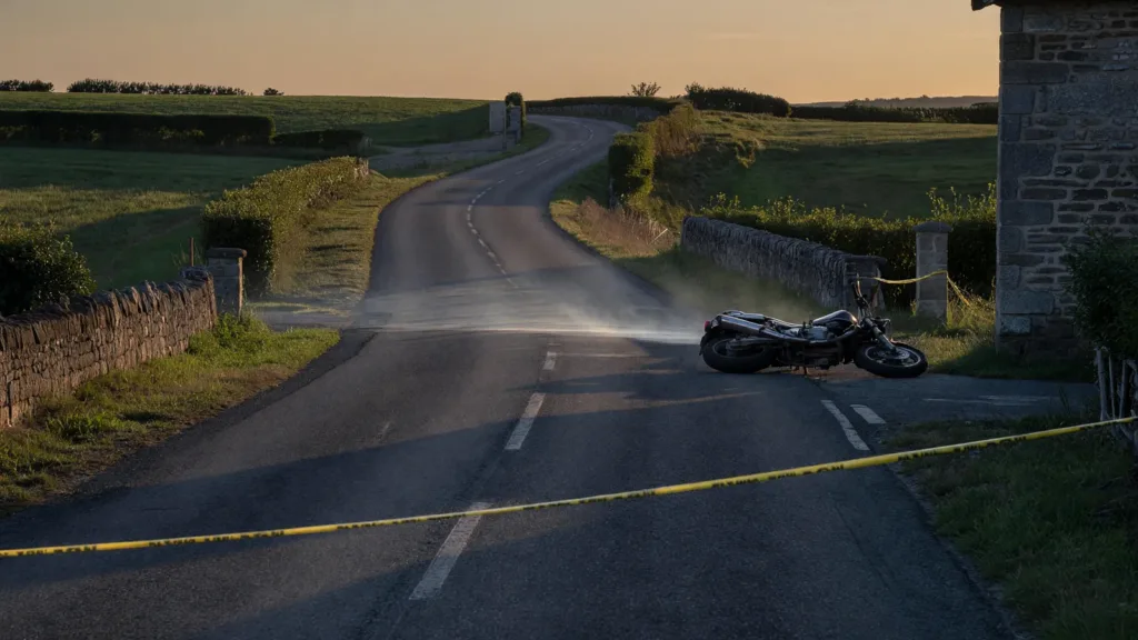 Haute-Saône : un motard de 26 ans se tue dans une violente sortie de route à Semmadon