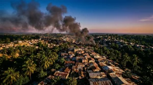 Incendie à Bandrajou : une habitation détruite, famille de 8 relogée