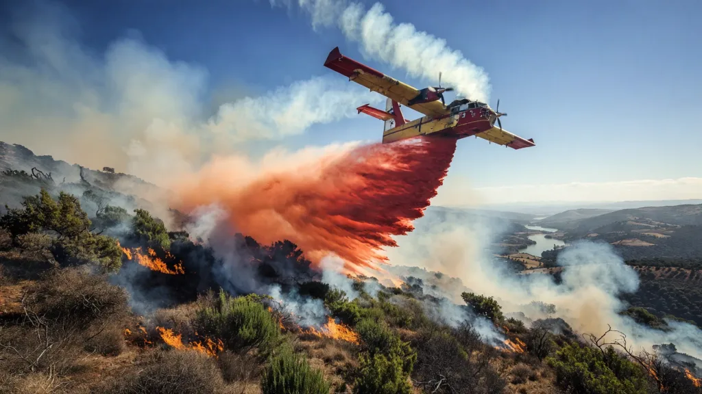 Incendie à Castello-di-Rostino : 36 pompiers et deux Canadair mobilisés, 5 ha brûlés