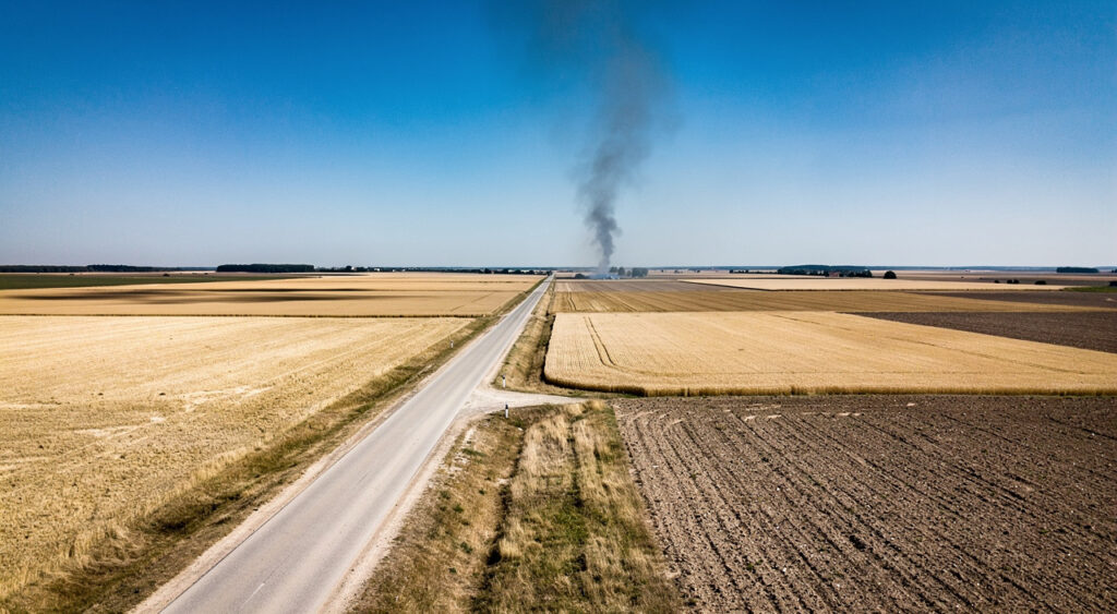 Incendie à Guesnes (Vienne) : une trentaine d'ovins périssent dans deux hangars agricoles