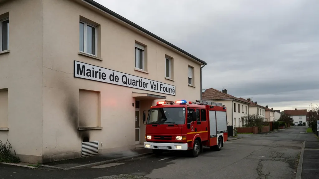 Incendie à la mairie annexe du Val Fourré à Mantes-la-Jolie : aucun blessé, services relocalisés
