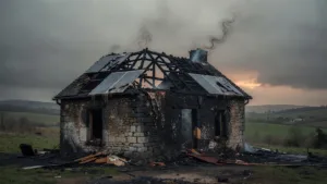 Incendie à Lavaveix-les-Mines : une maison détruite, la mairie lance un appel aux dons