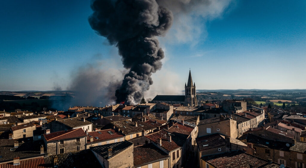 Incendie à l'hôtel Mercure de Saint-Lô : feu maîtrisé après six heures, aucun blessé