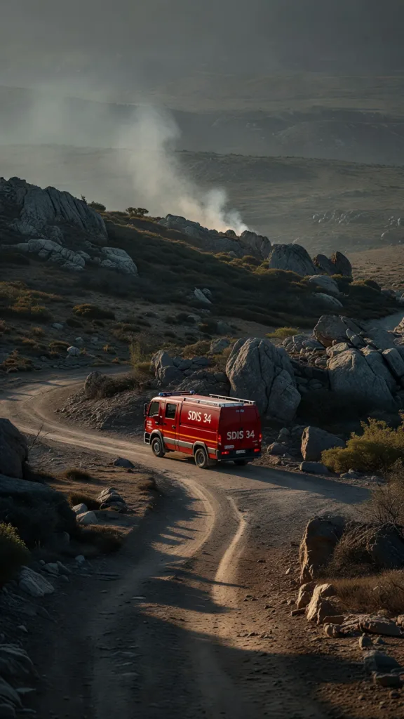 Incendie à Nant : les sapeurs-pompiers de l'Hérault mobilisés en renfort en Aveyron