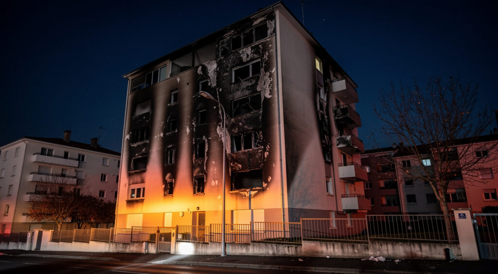 Incendie à Saint-Fons : 66 pompiers mobilisés, 60 habitants évacués sans blessé