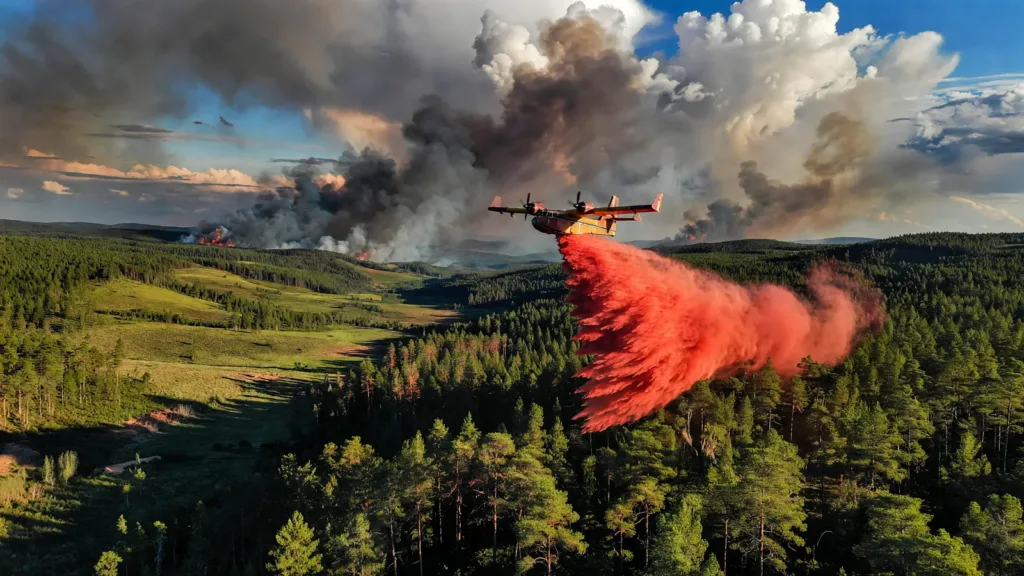 Incendie à Serrières-de-Briord : 100 pompiers et 4 Canadairs mobilisés