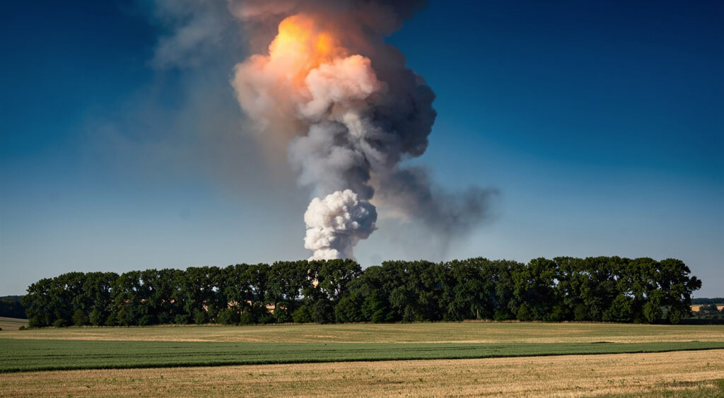 Incendie à Vernon (86) : jusqu'à 29 ha brûlés, fumée visible jusqu'à Chauvigny