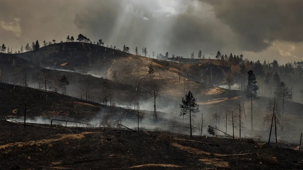 Incendie à Villeneuve-d'Allier : le feu fixé à 109 hectares après deux jours de lutte