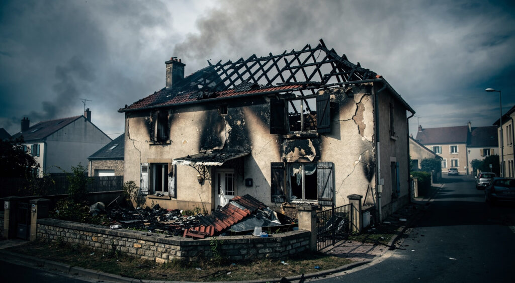 Incendie à Villeneuve-la-Guyard : 3 heures de lutte, deux occupants et un pompier hospitalisés