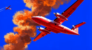 Incendie à Villeneuve-lès-Avignon : Canadair, hélicoptère et 28 pompiers du SDIS84 mobilisés