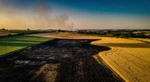 Incendie agricole à Saint-Urcisse : trois hectares partis en fumée en Lot-et-Garonne