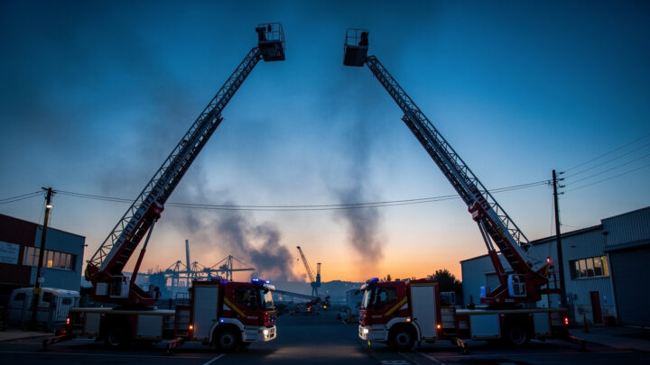 Incendie au Hallbox's à La Seyne-sur-Mer : 42 pompiers, 2/3 du bâtiment ravagés
