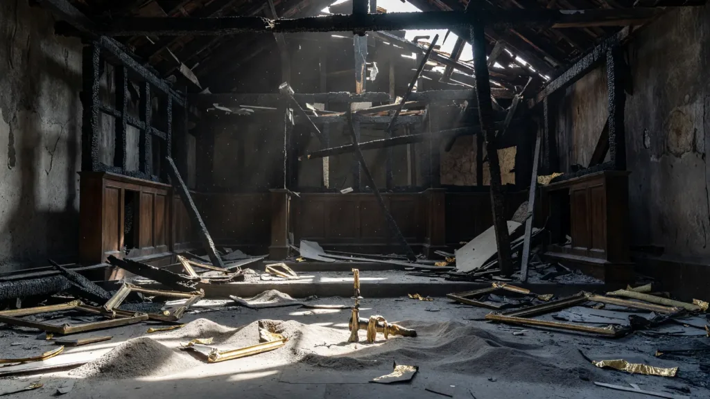 Incendie de l'église de Cernay : un enfant de 11 ans suspecté d'avoir accidentellement propagé le feu