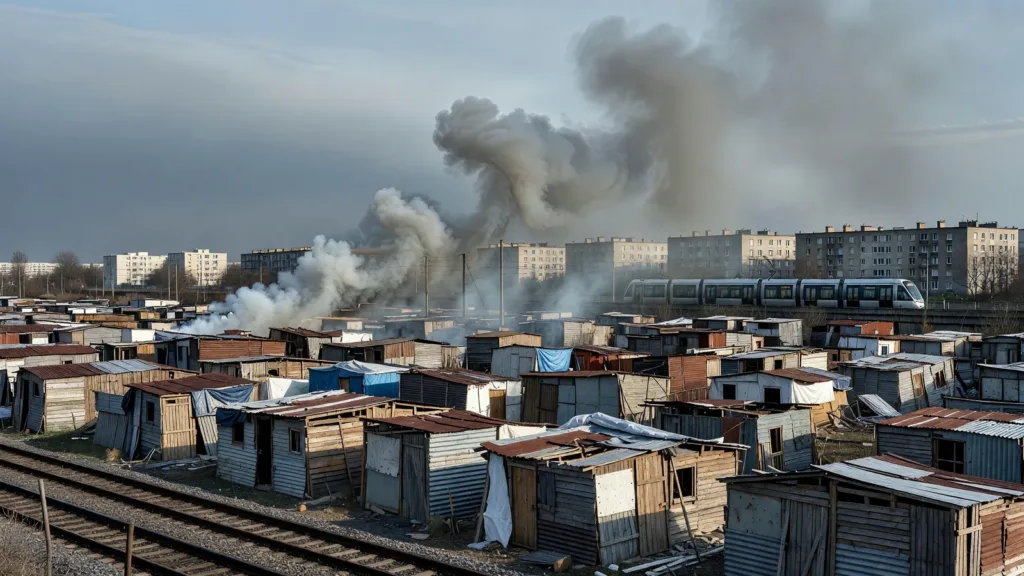 Incendie maîtrisé dans le bidonville de Stains : 148 pompiers mobilisés, aucun blessé