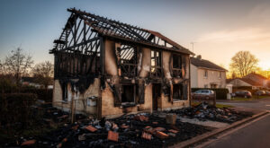 Incendie nocturne à Vincey : un pavillon ravagé, un jeune homme recherché
