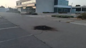 Incendie nocturne d&rsquo;une Audi sur le parking du Crédit Agricole à Niort