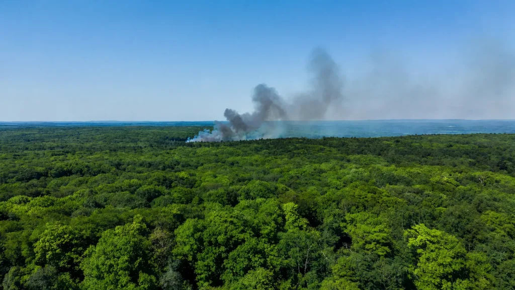 Incendie près de la forêt de Tronçais : 32 pompiers mobilisés, le feu maîtrisé en deux heures