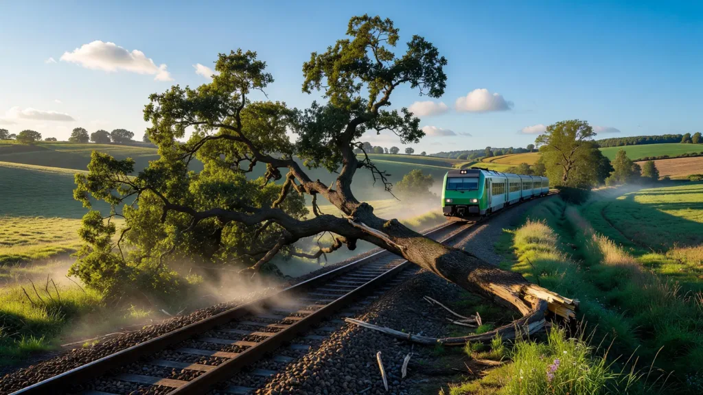 Incident résolu : arbre sur les voies à Bueil, circulation rétablie entre Mantes-la-Jolie et Évreux