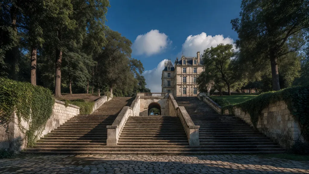 Jarjayes : l'escalier monumental du château inauguré après restauration
