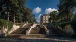 Jarjayes : l&rsquo;escalier monumental du château inauguré après restauration