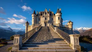 Jarjayes : l&rsquo;escalier monumental du château inauguré sous le signe du mécénat d&rsquo;État