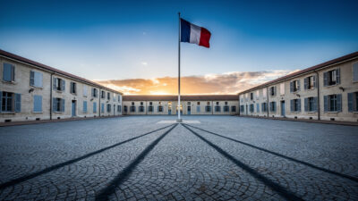 Jordan Guitton en inspection au groupement de gendarmerie de l'Aube