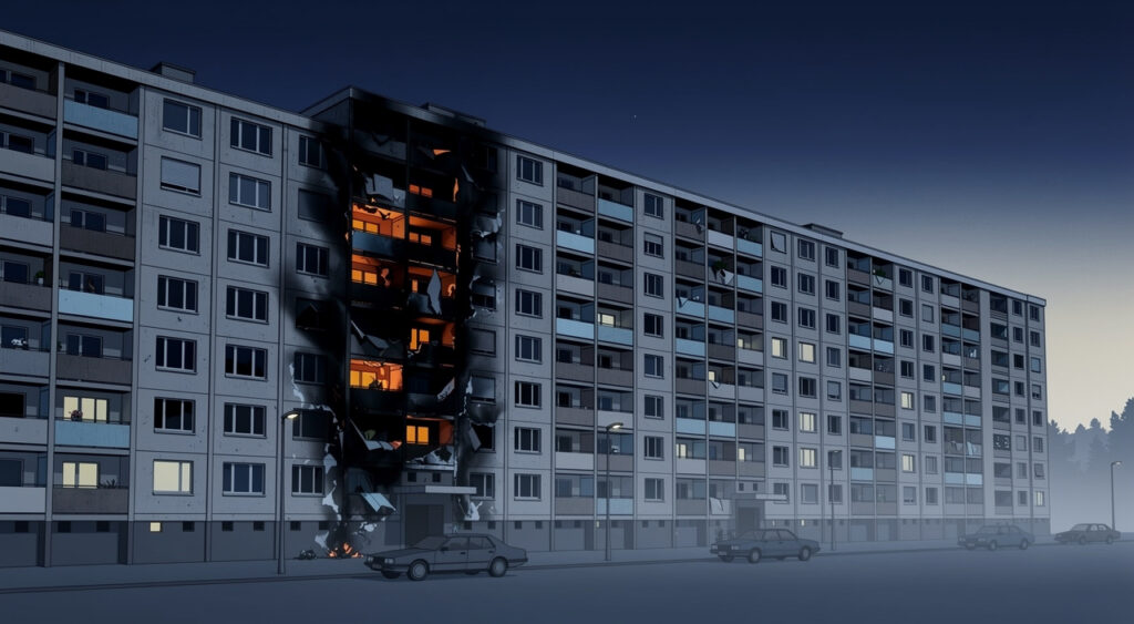 La Rochelle : deux appartements détruits par un feu d&rsquo;encombrants à Mireuil, enquête ouverte