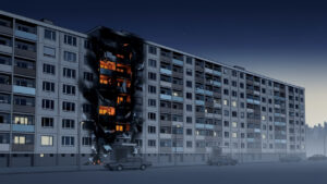 La Rochelle : deux appartements détruits par un feu d'encombrants à Mireuil, enquête ouverte