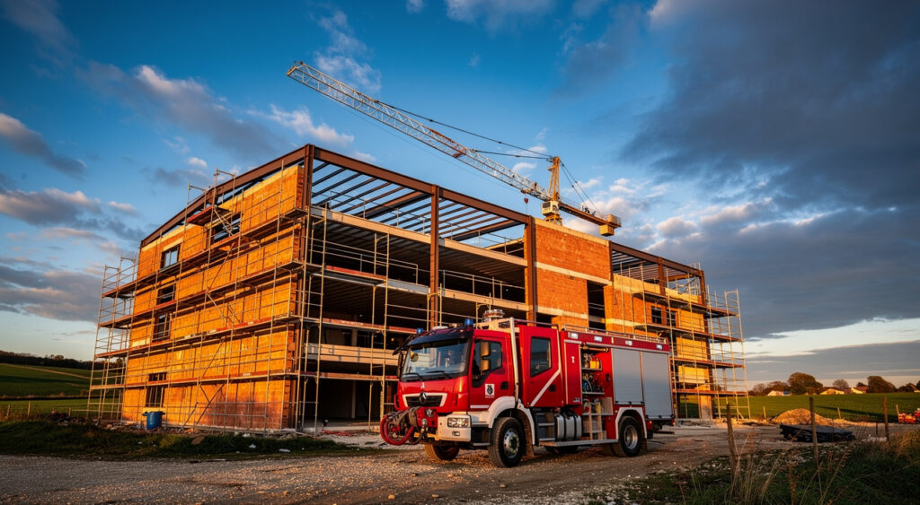 Lagord : le futur centre de secours de 13,7 M€ prend forme, livraison prévue pour l'été 2026