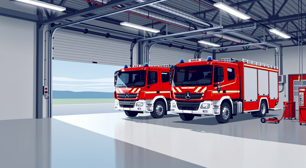 Lapalisse : une quarantaine d'élus visitent le CSR avec les pompiers du SDIS 03