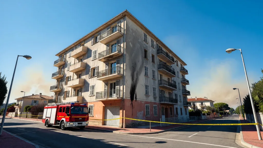 Le Cannet : 90 personnes évacuées après un incendie dans le parking d’un immeuble