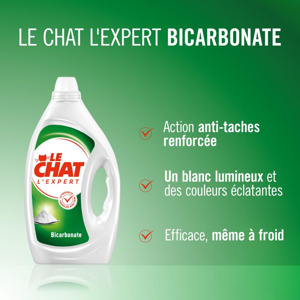 Le Chat Lessive Liquide Expert Bicarbonate