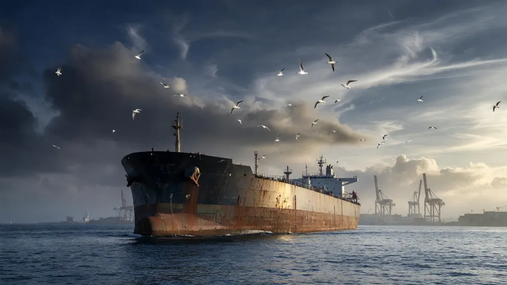 Le pétrolier Deliver, suspecté de contourner les sanctions russes, immobilisé par la justice à Fos-sur-Mer
