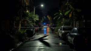 Le Port : coup de feu rue Léo Lagrange, un individu cagoulé armé en fuite