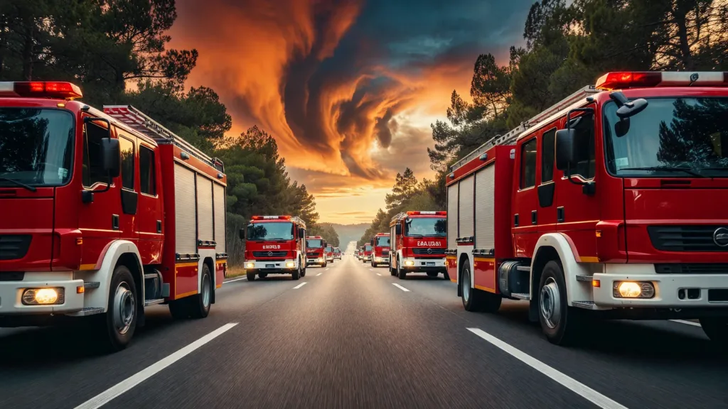 Le SDIS de l’Ain envoie des renforts feux de forêt dans l’Allier, en vigilance rouge canicule
