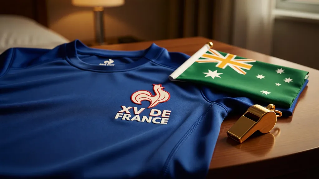 Les Bleus posent leurs valises à Brisbane avant le Championnat des Nations