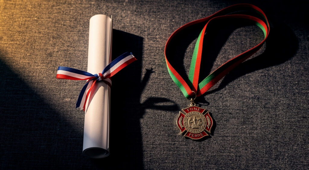 Limoges : cérémonie JNSP 2026 au CIS Beaubreuil, diplômes et décorations remis