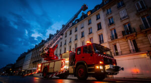 Limoges : le SDIS 87 évacue une victime d&rsquo;appartement par moyen aérien en moins d&rsquo;une heure