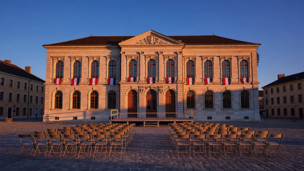 Lons-le-Saunier : lancement des commémorations Rouget de Lisle avec le préfet et les écoles