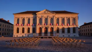 Lons-le-Saunier : lancement des commémorations Rouget de Lisle avec le préfet et les écoles