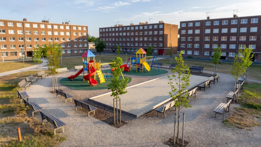 Loos : le Square des familles, premier espace réaménagé après la tour Kennedy
