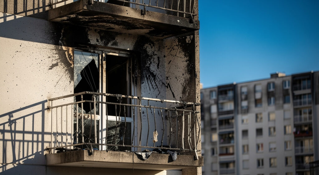 Lyon 9e : un frigo branché sur un balcon provoque un incendie à la Duchère