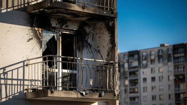 Lyon 9e : un frigo branché sur un balcon provoque un incendie à la Duchère