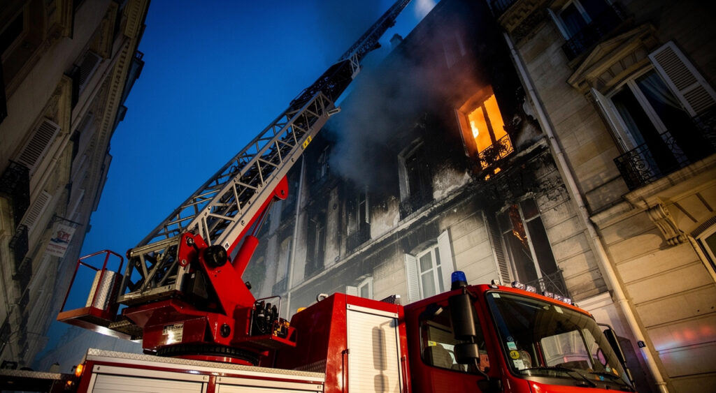Mâcon : l'incendiaire présumé du feu rue Mozart incarcéré, deux appartements détruits