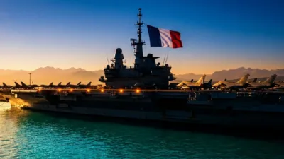 Macron à Évian : le porte-avions Charles de Gaulle prêt à appareiller vers Ormuz