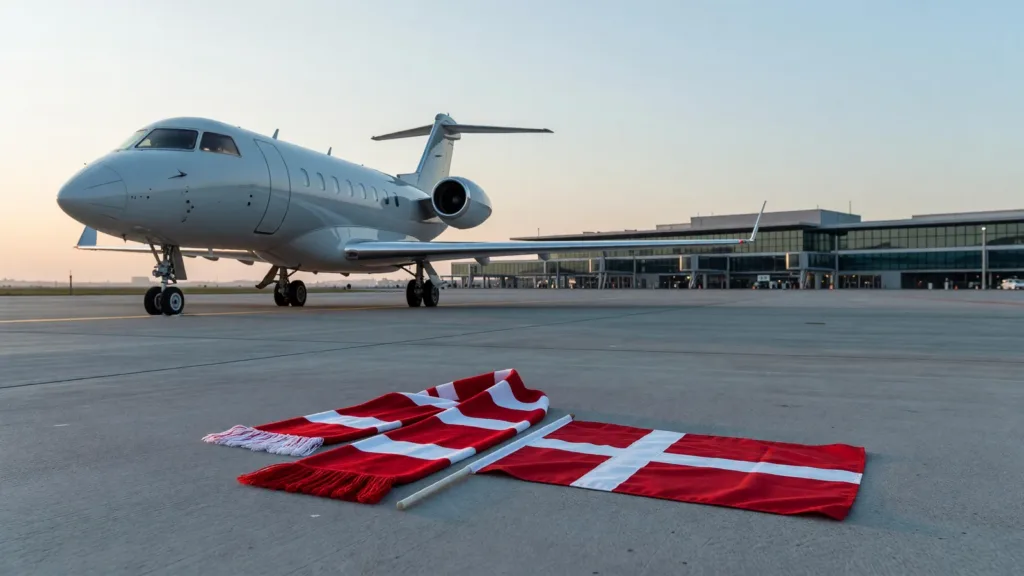 Mads Bidstrup arrive à Lyon pour finaliser son transfert à l'OL