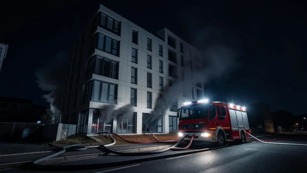 Marmande : un blessé hospitalisé après un incendie de cave dans une résidence de 30 appartements