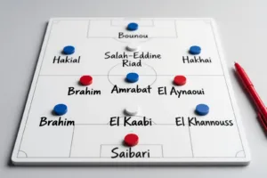 Maroc-Haïti : Hakimi capitaine, Bouaddi sur le banc, la compo officielle des Lions