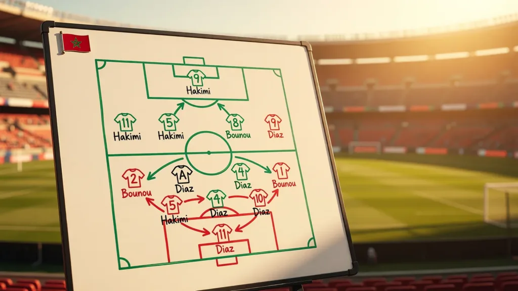 Maroc-Pays-Bas : Hakimi et Brahim Diaz titulaires, la composition officielle des Lions de l'Atlas